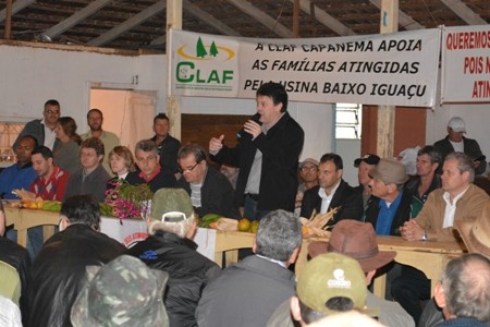 Comissão de Direitos Humanos defenderá atingidos por Usina do Baixo Iguaçu