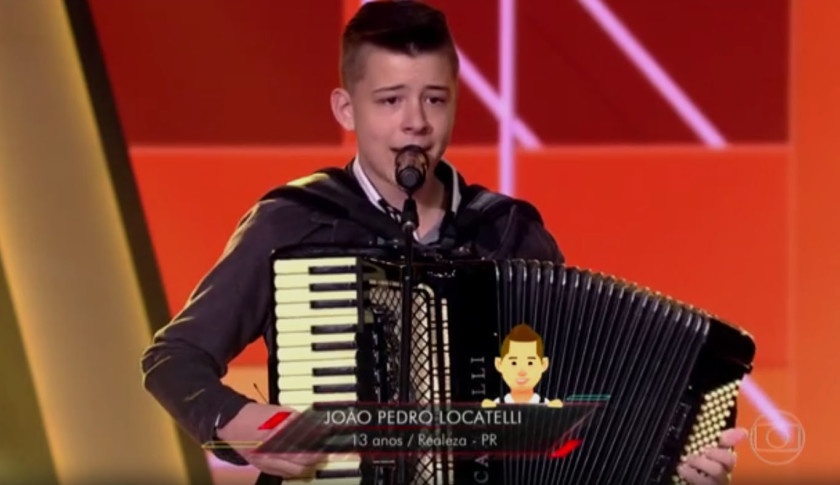 De Realeza, João Pedro faz bonito no The Voice Kids