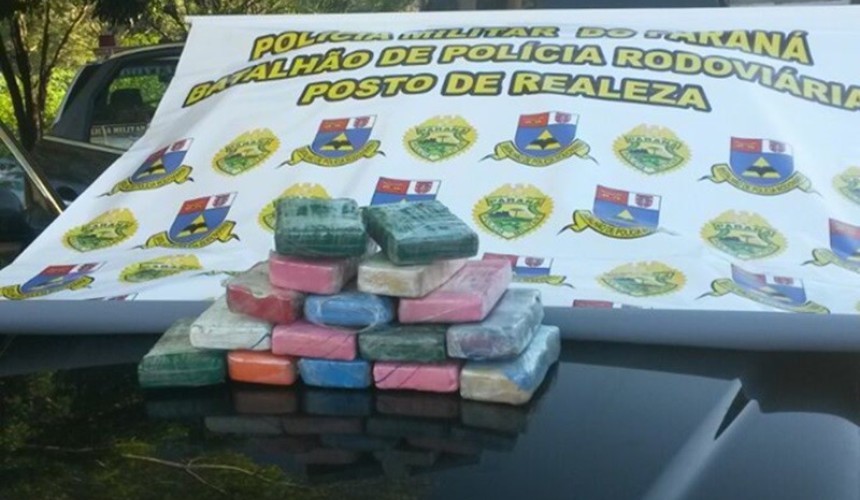 Polícia Rodoviária Estadual apreende crack e cocaína na PR-182