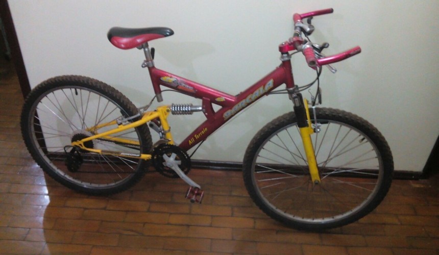 Bicicleta é recuperada pela Policia minutos depois de ter sido furtada em Santa Lucia