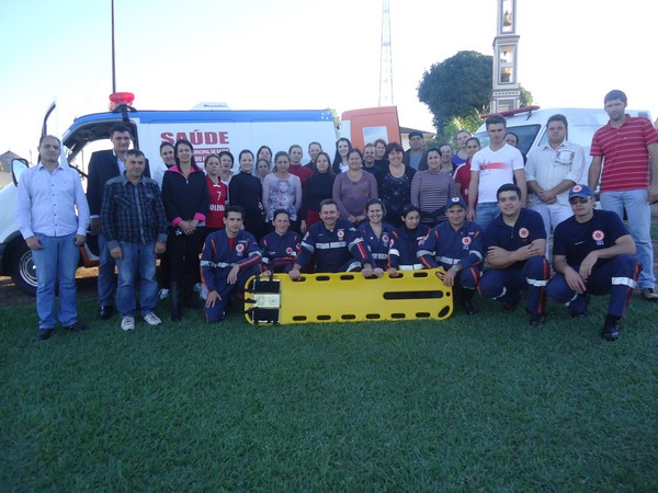 Equipe da Saúde de Nova Prata do Iguaçu recebe treinamento do SAMU