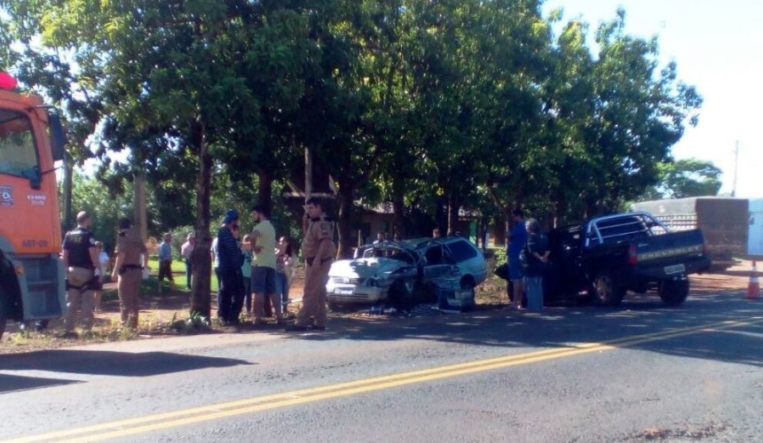 Grave acidente deixa um morto e três feridos na BR-163 em Capitão