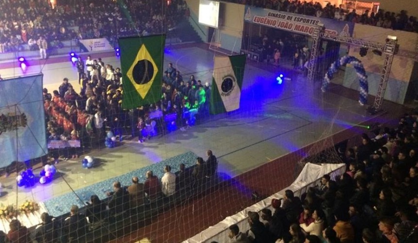 Abertura Oficial dos Jogos Escolares é realizada em Capitão Leônidas Marques.