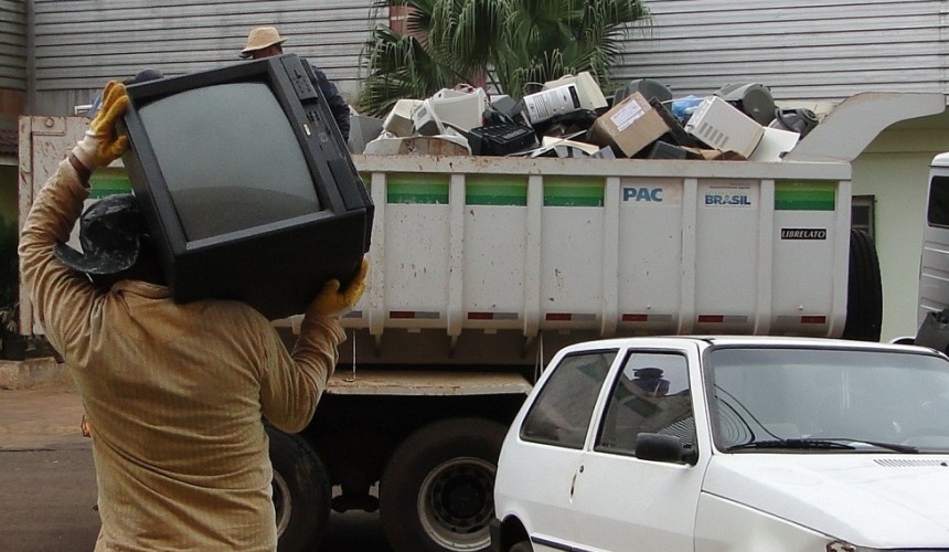 Campanha do Meio Ambiente em Boa Vista arrecada 1500 kg de lixo eletrônico no primeiro momento