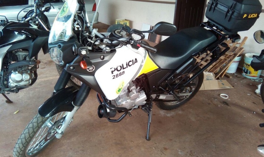 PM de Capitão recebe moto nova e aparelho de bafômetro