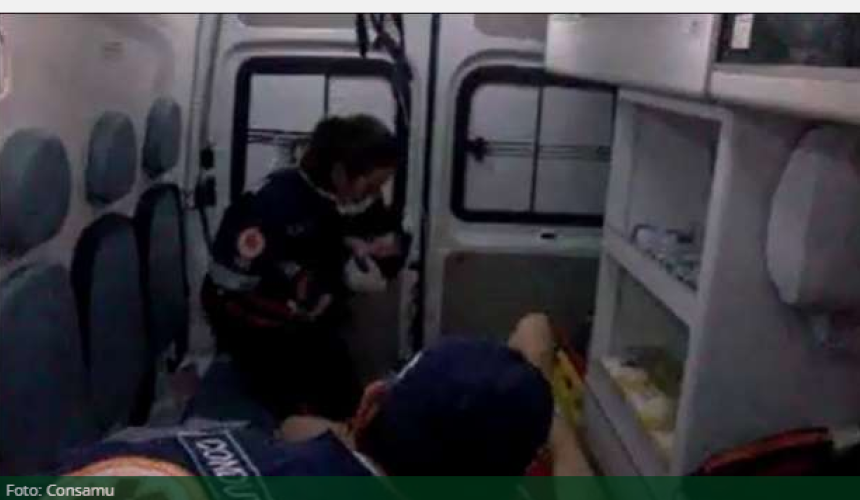 Bebê nasce dentro de ambulância do Samu em Capitão Leônidas Marques