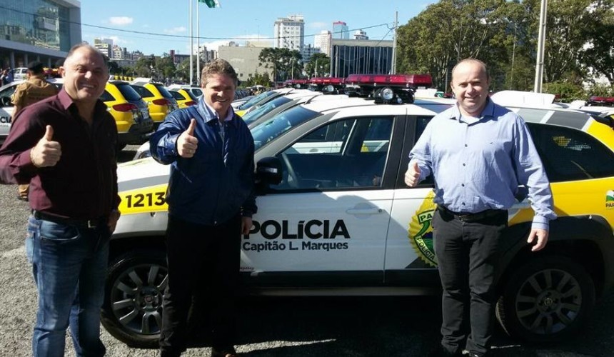 Policia Civil e Militar de Capitão recebem novas viaturas