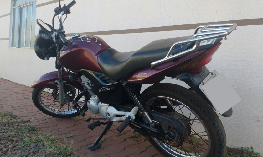 Capitão: Moto é apreendida, condutor não era habilitado