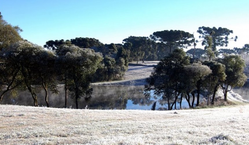 Paraná terá semana de geadas e até chance de neve
