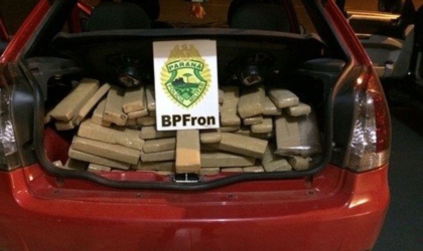 BPFron apreende 145 kg de maconha na PR-182
