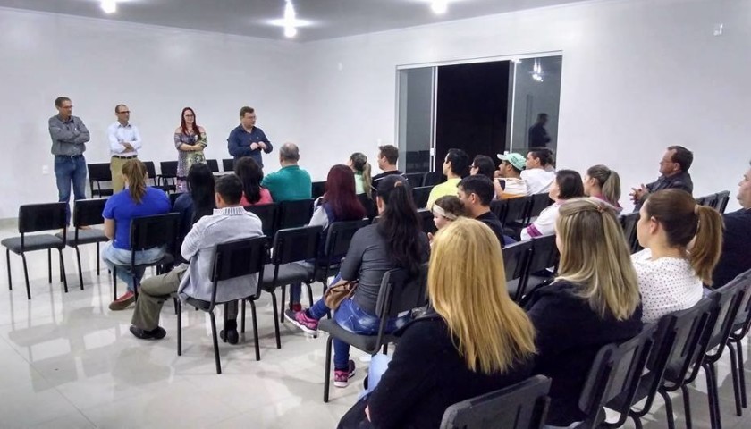Palestra de linhas de crédito a empresários foi realizada em Nova Prata do Iguaçu