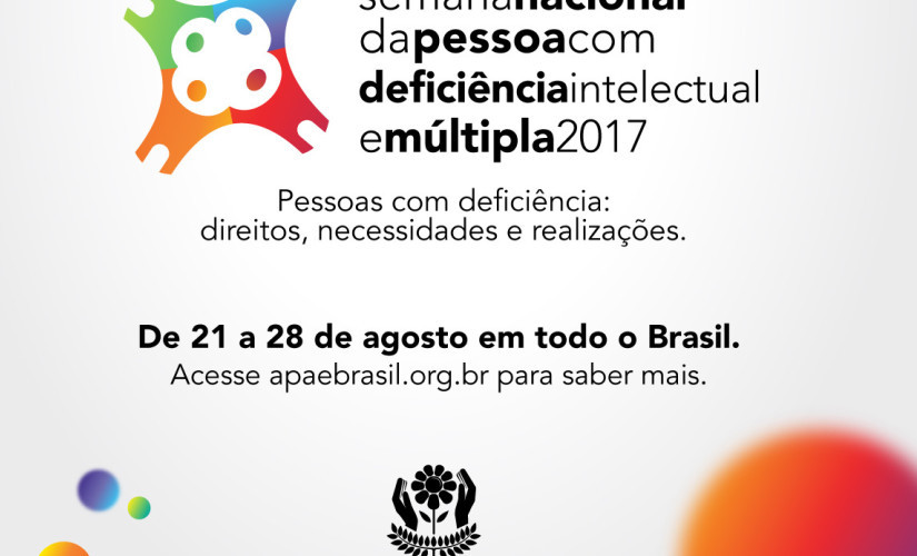 Semana Nacional e Estadual da Pessoa com Deficiência Intelectual e Múltipla 2017 começa na segunda-feira em Capitão