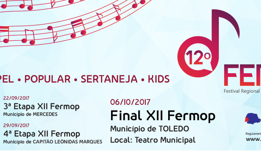 Definido em Audição os interpretes de musicas irão representar Capitão no FERMOP