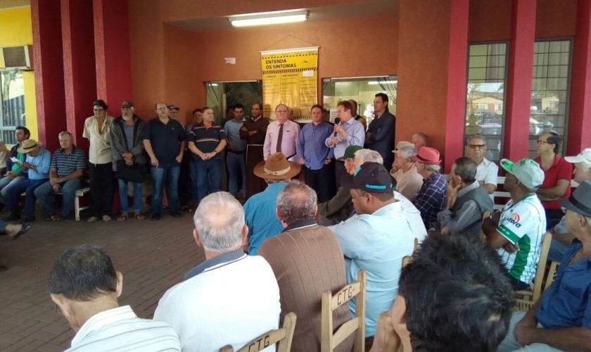 Deputado Federal Nelson Padovani esteve em Capitão e anunciou o credenciamento da Uopeccan para o transplante de fígado