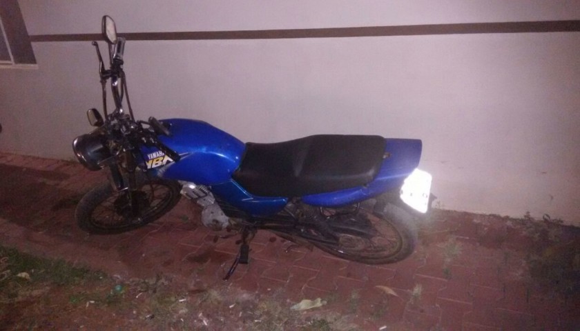 Moto é retida em Capitão por estar com pendencias na documentação