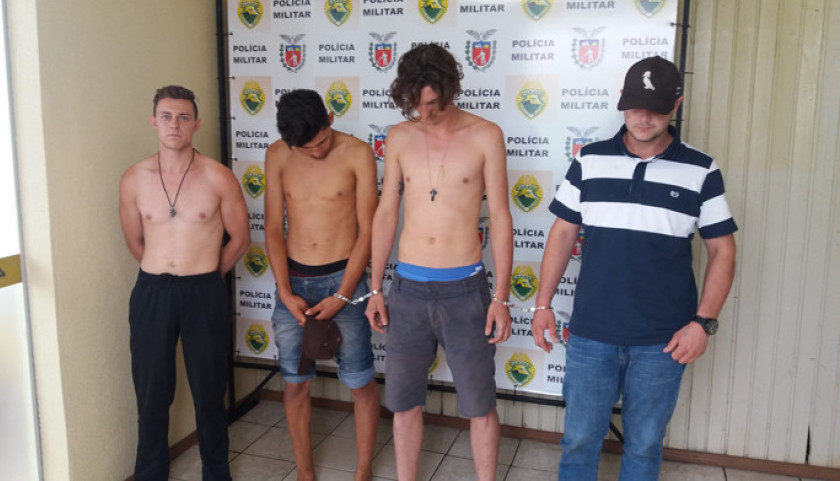 Presa quadrilha suspeita de roubo em Santa Izabel do Oeste