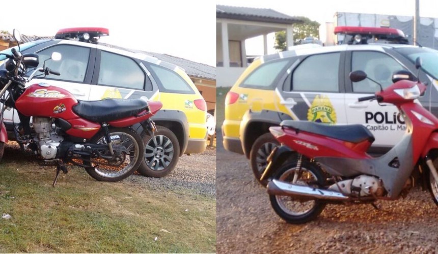 Adolescentes fazem malabarismo e tem as motos apreendidas em Capitão