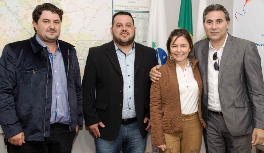Presidente do Provopar recebe a visita de lideranças de Boa Vista da Aparecida