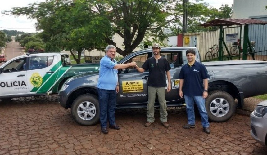 Consórcio Empreendedor Baixo Iguaçu entrega veículos para o Icmbio de Capanema
