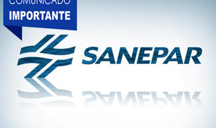 Sanepar informa que haverá nesta quinta-feira serviços de interligação de redes em Capitão