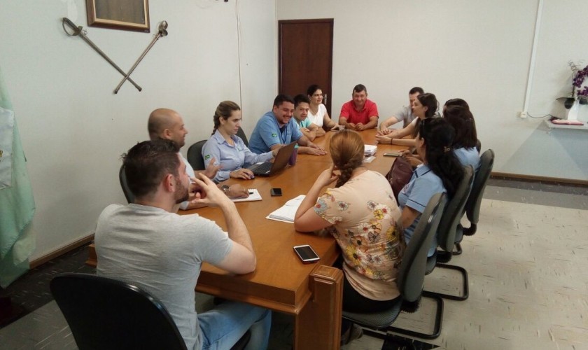 Diretoria do hospital de Capitão e Consorcio Baixo Iguaçu discutem reforma no hospital