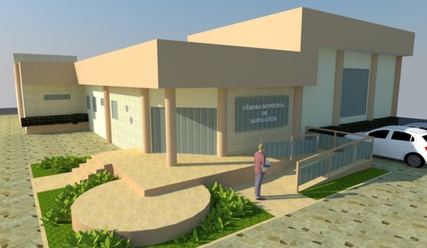 Sede própria da Câmara de Vereadores de Santa Lúcia será inaugurada hoje à noite