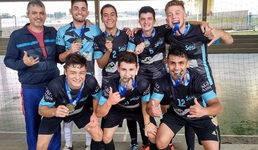 SESI de Capitão é campeão estadual de futsal