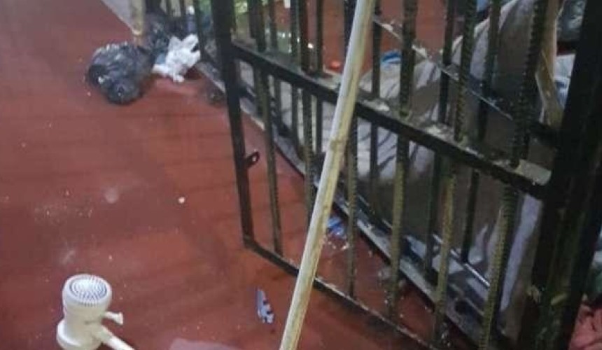 Detentos incendeiam colchões na carceragem da Polícia Civil de Capanema