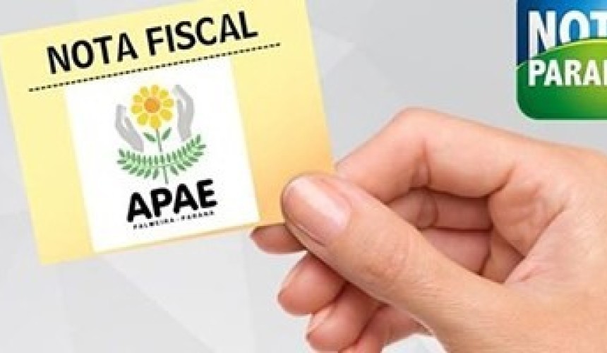Apae de Capitão recebeu em  2017 mais de 92 mil reais do Nota Paraná