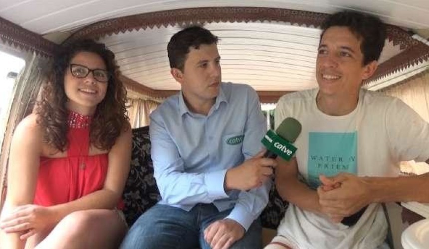 Casal de Corbélia vai percorrer países da América do Sul de Kombi