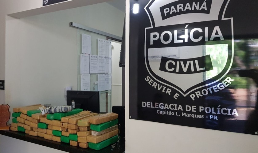 Quase 40 quilos de maconha foram incinerados em Capitão