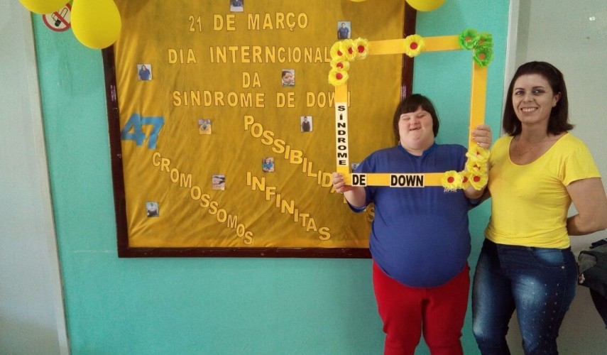 Diretora da Apae de Capitão fala sobre o Dia Internacional da Síndrome de Down