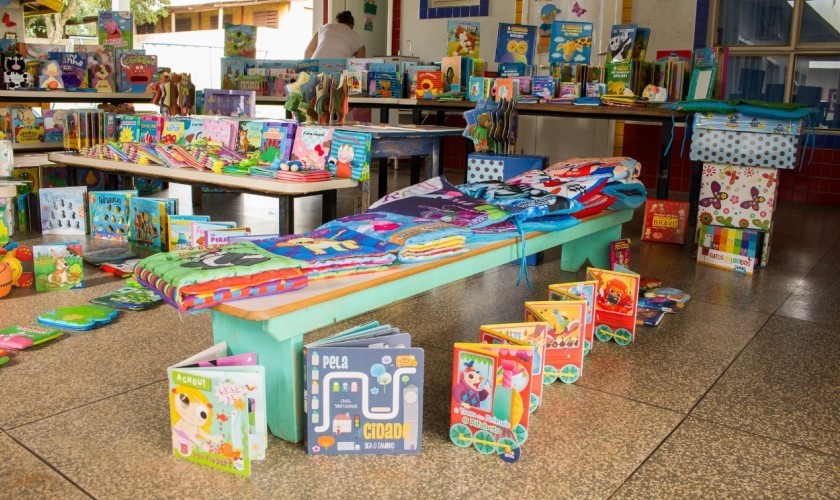 Secretaria de Educação de Boa Vista da Aparecida compra mais de 400 livros lúdicos