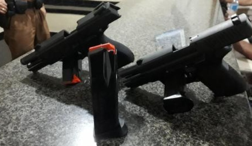 ROTAM apreende em Capitão adolescente com duas pistolas