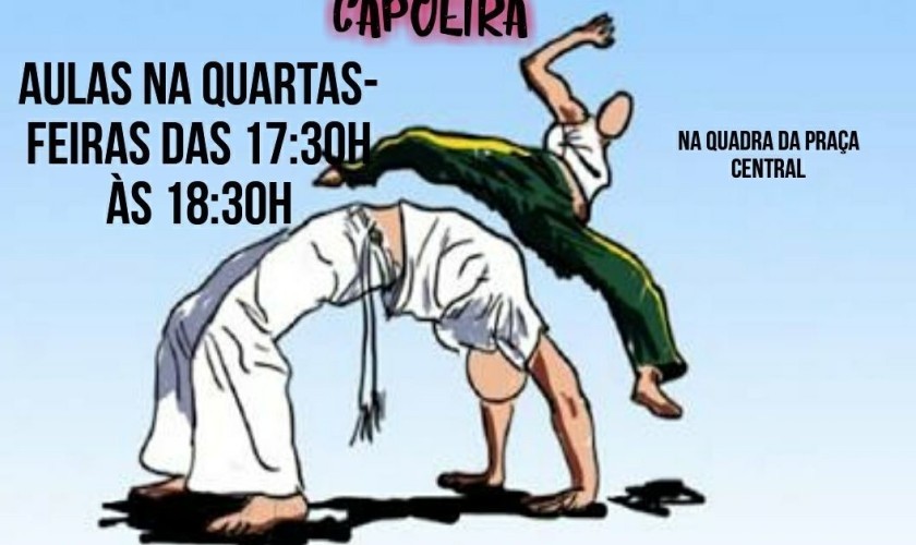 Secretarias de Esporte e Cultura promoverão aulas de Capoeira em Capitão