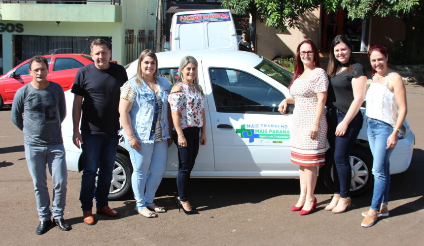 Escritório regional entrega veículo a Agência do Trabalhador de Nova Prata do Iguaçu