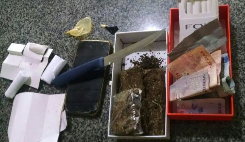 Adolescentes foram apreendidos com maconha em Capitão