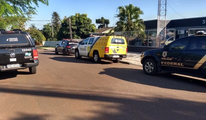 Polícias deflagram operação de combate ao tráfico de drogas em Capanema e Planalto