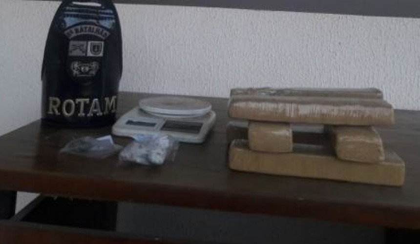 Detido em Boa Vista da Aparecida homem que negociava drogas pelo Whatsapp