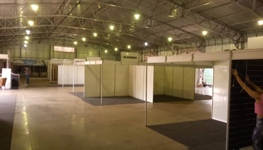 Parque de exposição está sendo preparado para a Expocapi que inicia quinta-feira