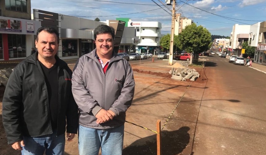Salto do Lontra: Começa revitalização da Avenida Nicolau Inácio