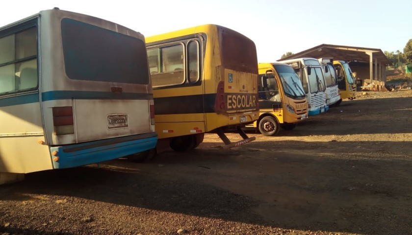 Frota do transporte escolar de Capitão passa por manutenção durante período de férias