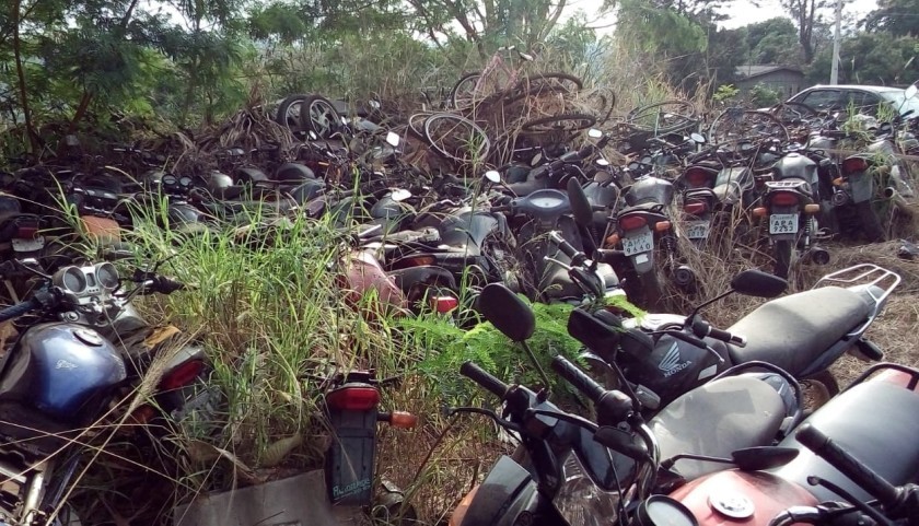 Cresce o número de apreensões de motocicletas em situações irregulares em Capitão