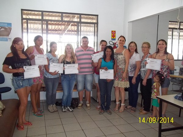 Mais um curso de costura foi realizado em Nova Prata do Iguaçu