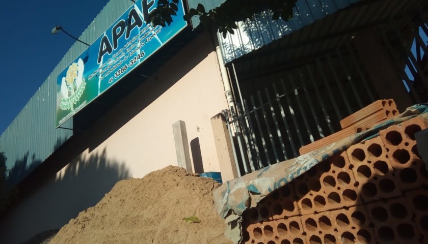 Prédio da APAE de Capitão  passa por reformas