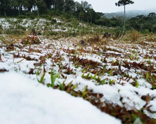 Pode nevar no Sul do Brasil