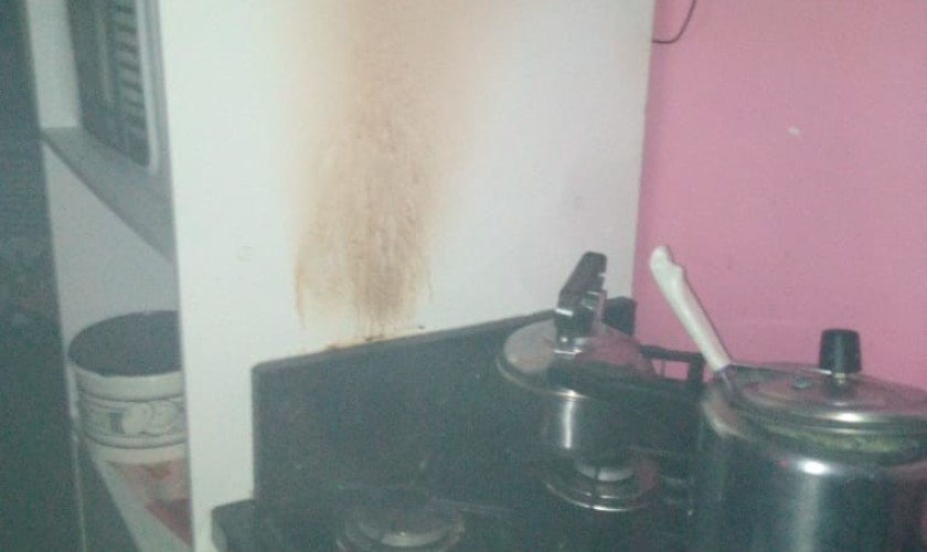 Morador de Capitão esquece panela   no fogo e por pouco não causa incêndio na casa