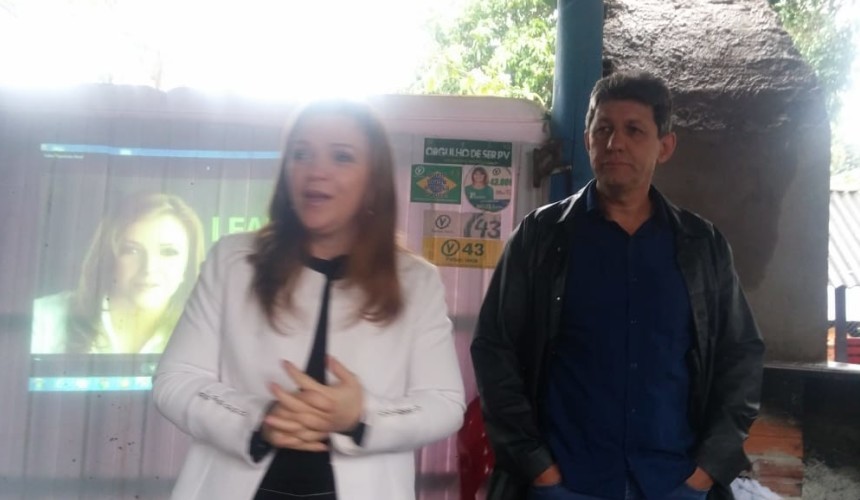 Deputada e candidata Leandre Dalponte esteve em Capitão