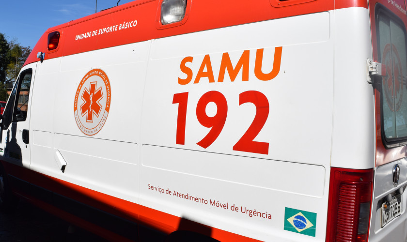 Motociclista fica ferido em acidente de trânsito na Av. Iguaçu em Capitão