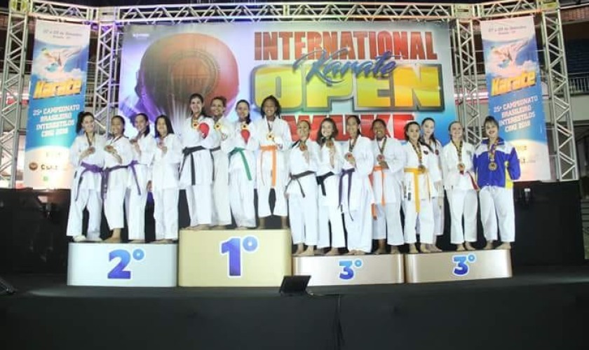 Atleta de Capitão é 1° Lugar no Campeonato Internacional de Karatê Open em Brasília